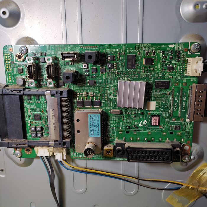 Продам матрицу, модуль питания, инвертор к тел. SAMSUNG  LE40D503F7W.