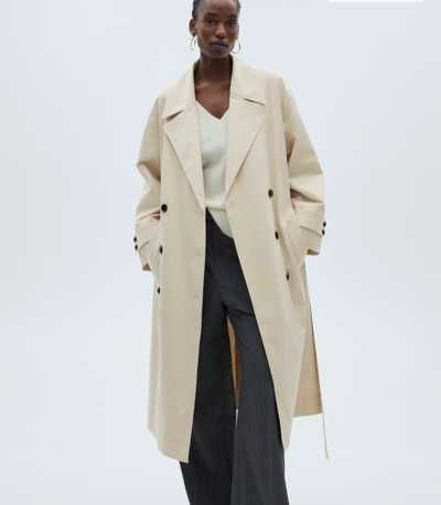 стильний тренч плащ mango