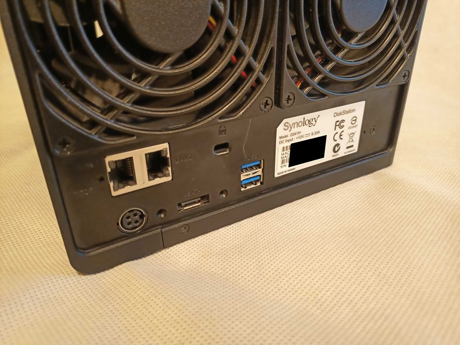 Dysk sieciowy, serwer plików, NAS, Synology DS415+