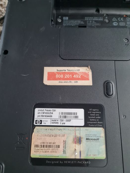 Portatil compaq a funcionar447401838227630082
