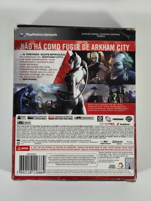 Batman Arkham City Edição Especial PS3 Playstation 3