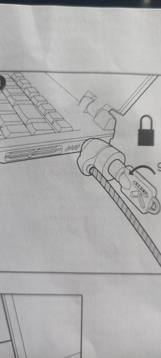 Cabo de segurança para portatil