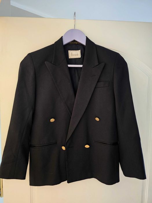 Vintage Harrods XS London blazer / Made in England – 100% wool
