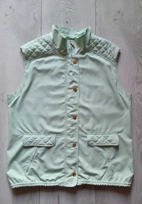 miętowa kamizelka marki Weekend by Basler roz.. 46 nowa bezrękawnik