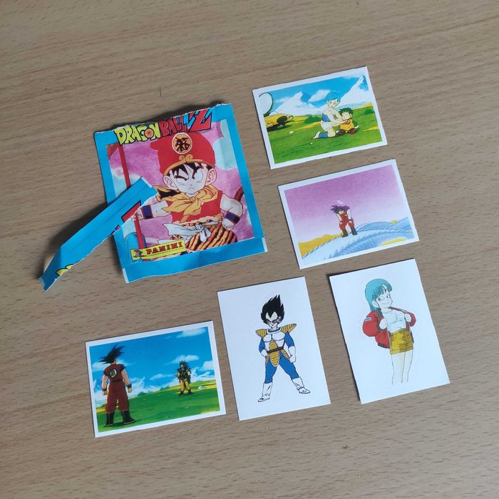 Carteirinhas Saquetas Cromos Dragon Ball Z Panini Anos 90
