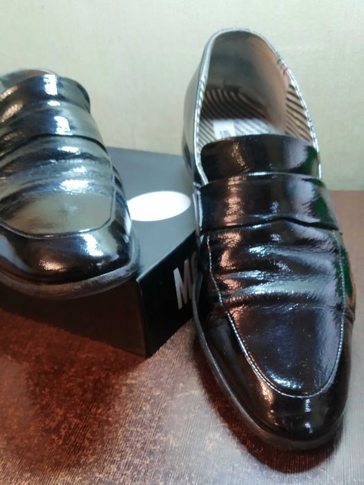 Туфли лакированные Moschino на 46 (стелька 30,5-31см)