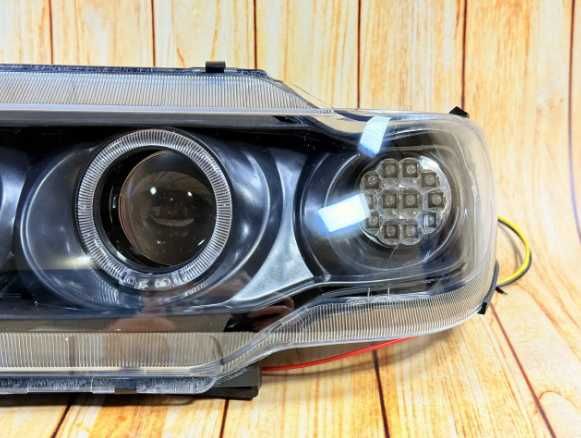 Комплект лінзованих фар з LED ліва + права для ВАЗ 2113 / 2114 / 2115