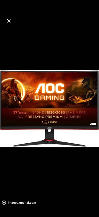 Monitor gaming AOC 240hz (0.5ms)