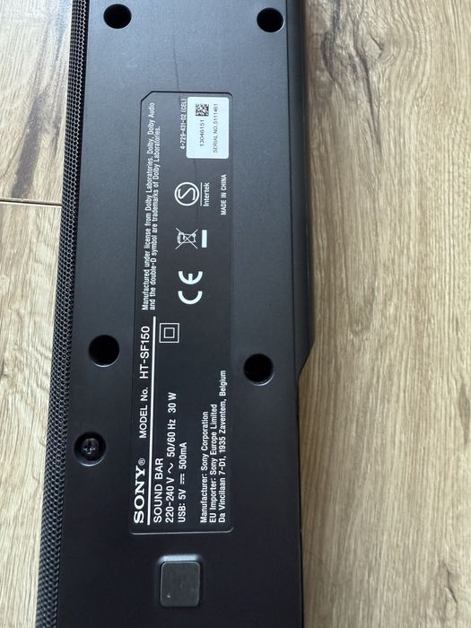 Soundbar SONY HT-SF150  czarny glosnik