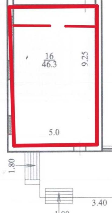 Фасад! Оренда приміщення 46,3 кв.м в ТЦ м. Апостолове, Центральна