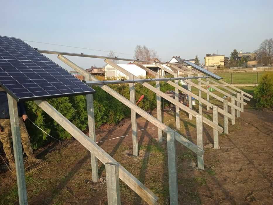 Konstrukcja pod panele fotowoltaiczne