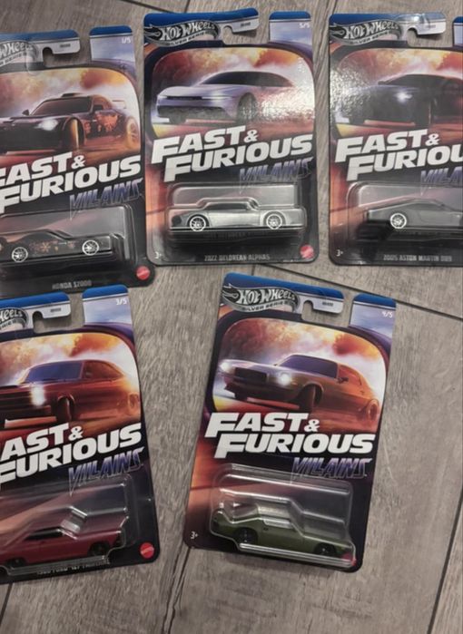 Fast and furious hot wheels villans