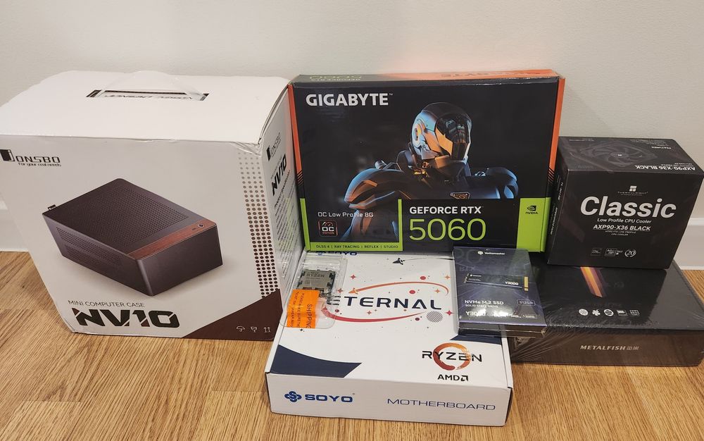 Гарантія‼️NEW ігровий міні ПК Ryzen 5 7500F/RTX5050/DDR5/M.2 1TB