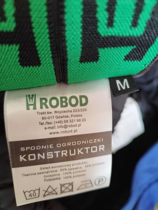 Spodnie ogrodniczki robocze ROBOD model Konstruktor r. M nowe