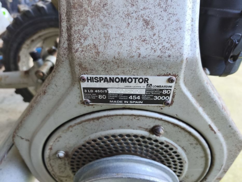 Segadeira BSC motor Diesel LOMBARDINI 3LD 450/S em excelente estado