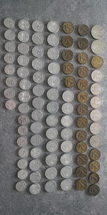 Monety z Węgier forint filler z lat 48-86