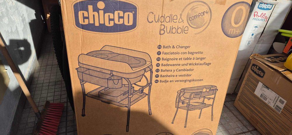 Chicco banheira Cuddle & Bubble