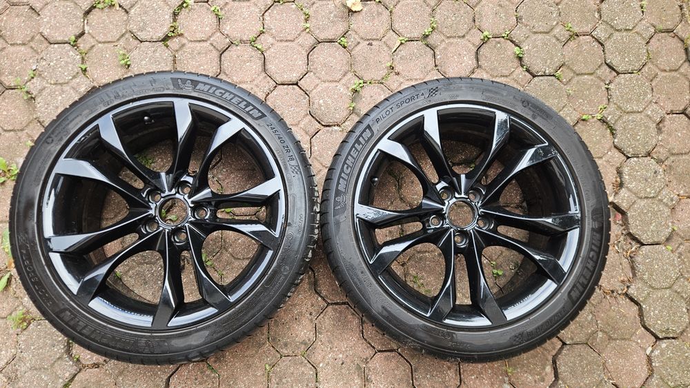 Felgi aluminiowe Audi czarne 18", 5x112, et31, 8,0"