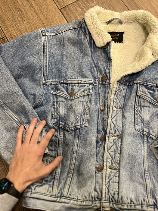 Джинсовка куртка Wrangler, бомбер пуховик вранглер