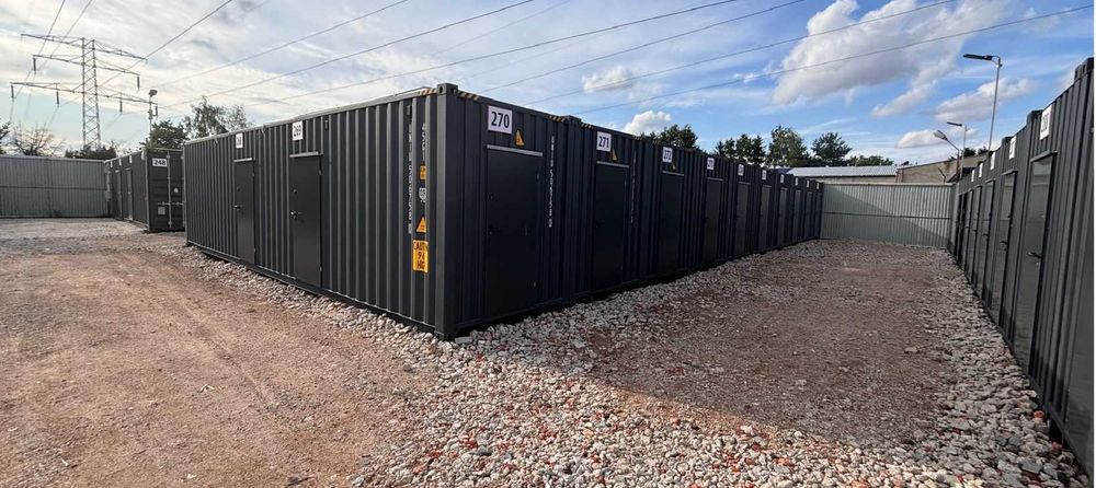 Pabianice MAGAZYN KONTENEROWY  7,5 m2 ( ALARM OCHRONA Podjazd grupy )