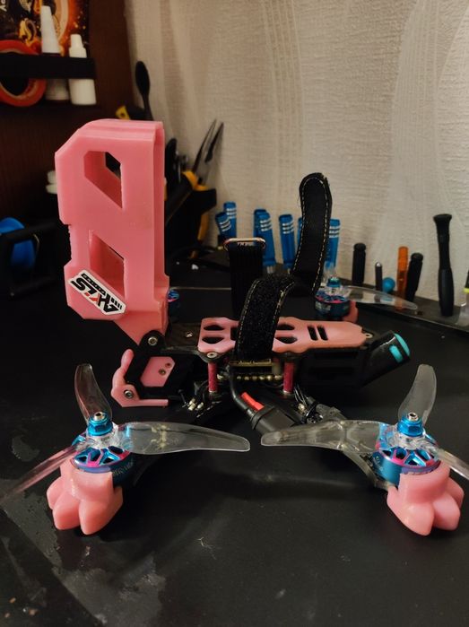 Дрон Башер (Basher 5) на цифрі walksnail, elrs 2.4. axis bando, f722, am32, flywoo goku, gemfan , 6s