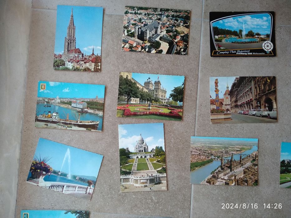 Postais antigos de cidades europeias