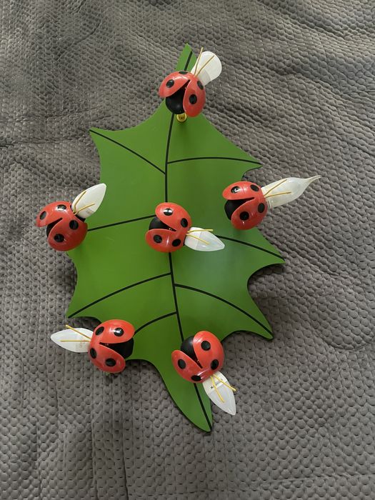 Люстра в детскую комнату. Божие коровки.