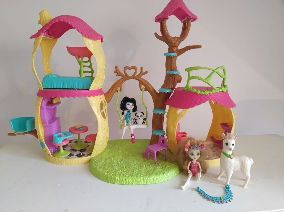 Domek enchantimals panda + lama bez nogi gratis