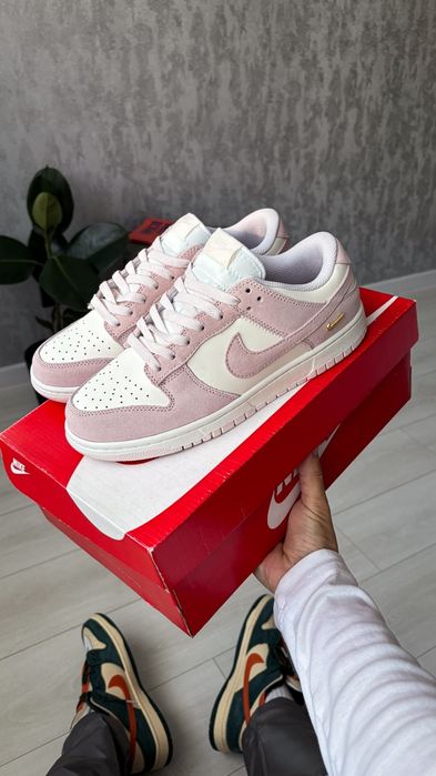 ‼️ТОП‼️Nike Dunk Low Sail Pink трендові жіночі кросівки найк данк рожеві