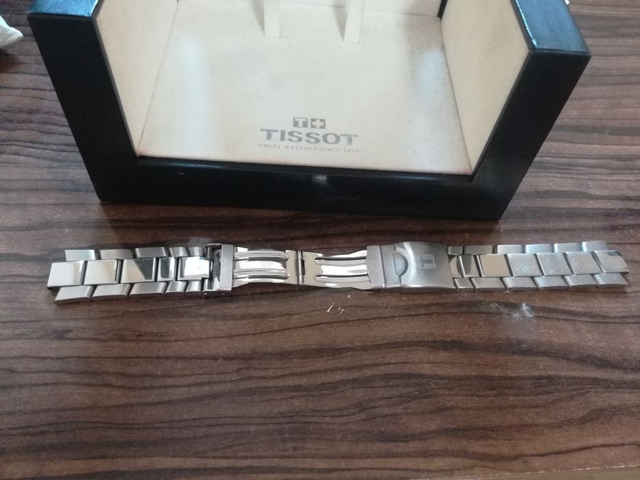 Tissot bransoletka męska plus pudełko z dokumentami