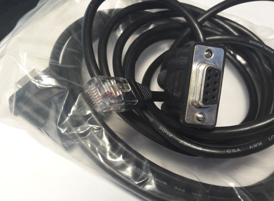 Kable PC taśmy: sieciowe, przedł., VGA, DVI, RS232 Sub-D9 RJ45