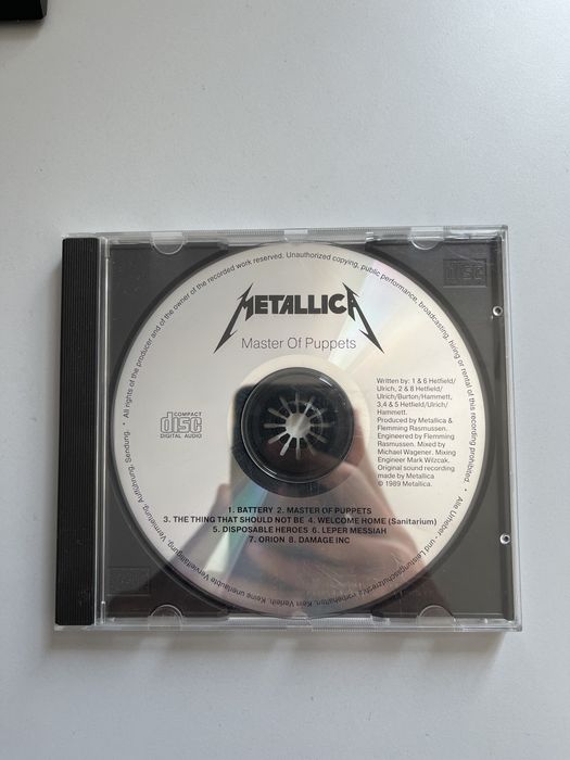 płyta cd Metallica Master of Puppets