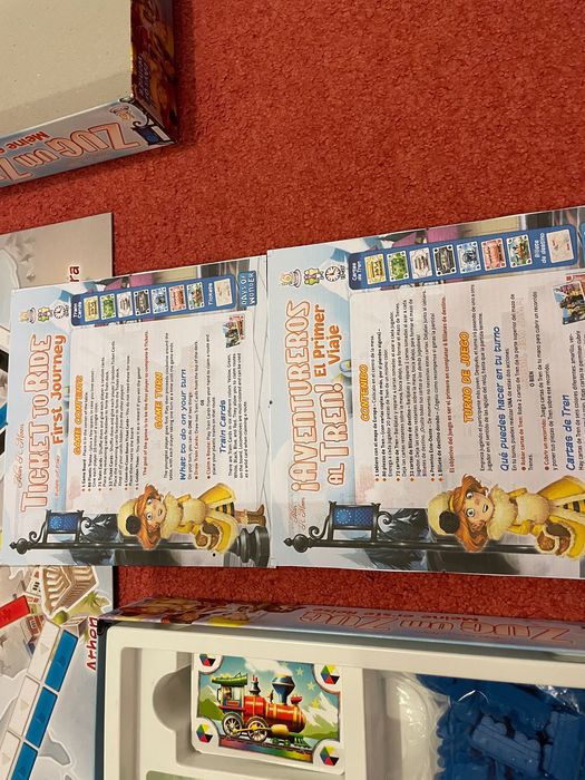 Jogo Aventureiros ao comboio. Ticket to ride