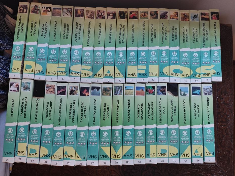 Cassetes VHS novas - Desafios da Vida