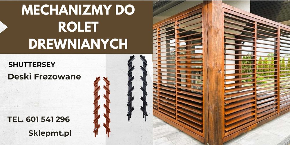 mechanizm do żaluzji tarasowych deseczki ,Ruchome deseczki  Shuttersy