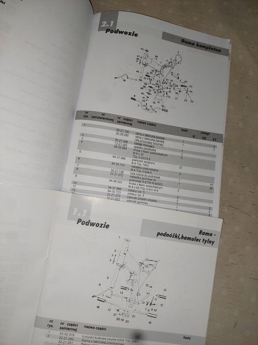 Zestaw instrukcje  obsługi katalog mz etz 125/150/250
