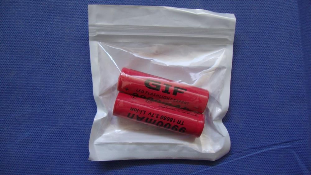 Baterias pilhas 18650 3.7v LI.ion Recarregáveis de 9900mAh