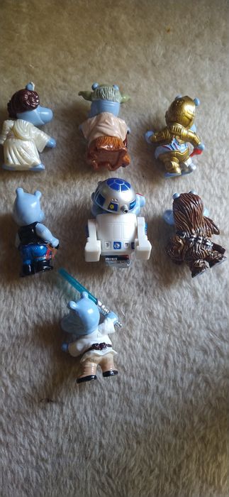 Lote de bonecos Kinder antigos Star wars