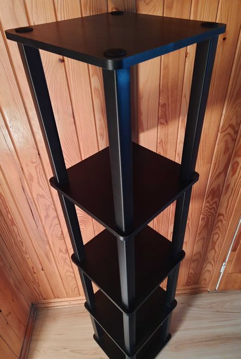 Furinno Turn-S-Tube 5-poziomowa narożna kwadratowa półka ekspozycyjna