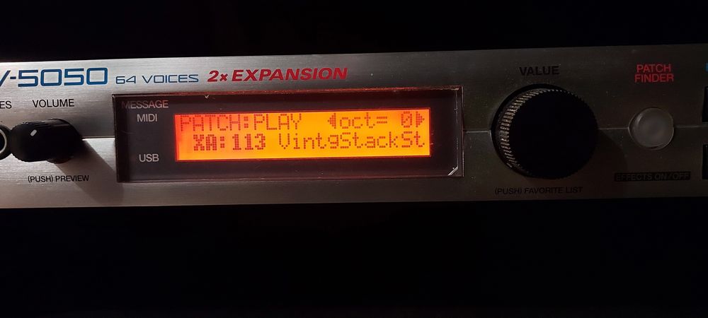 Roland XV5050 + Expansão  SRX Studio