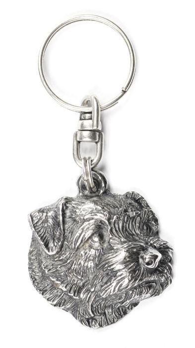 Norfolk Terrier brelok do kluczy posrebrzany Art-Dog