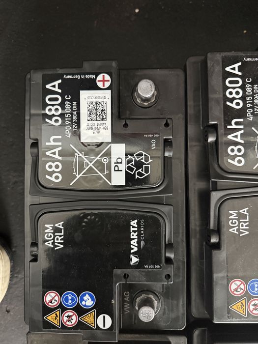 Akumulatory VARTA AGM VRLA stan bdb