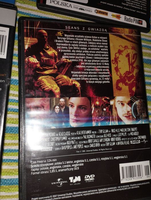 Płyty Dvd wyznania gejszy, rekrut, 12 małp, reguły kłamstwa