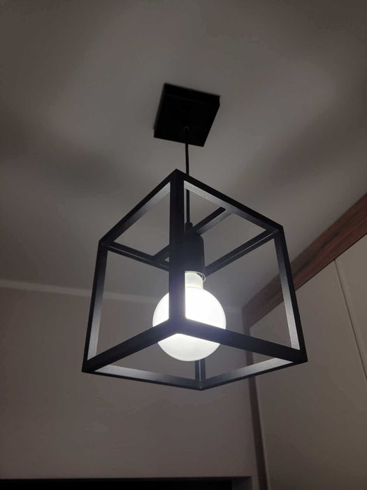 Lampa sufitowa czarna Eldrick Inspire (jak nowa) dwie sztuki