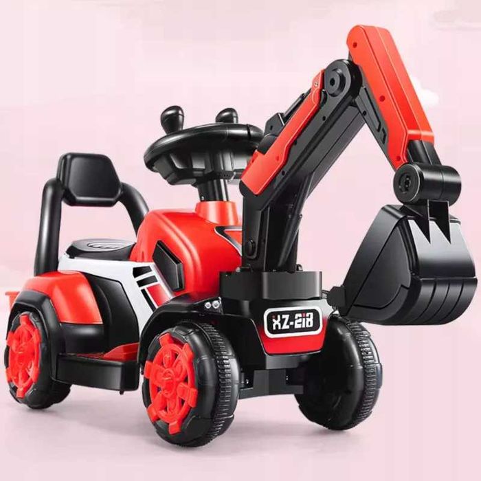Koparka na akumulator dla dzieci elektryczna łyżka jeździk wiek 3+