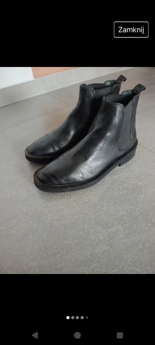 Botki skóra naturalna r.37