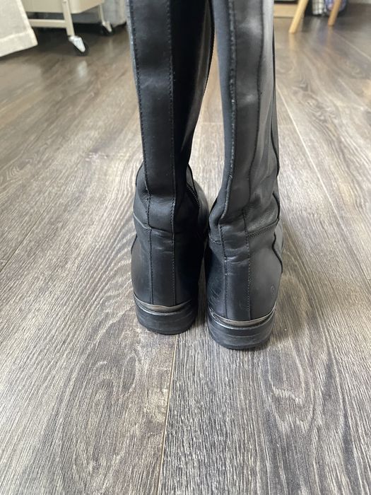 Жіночі чоботи високі шкіряні 37 розмір