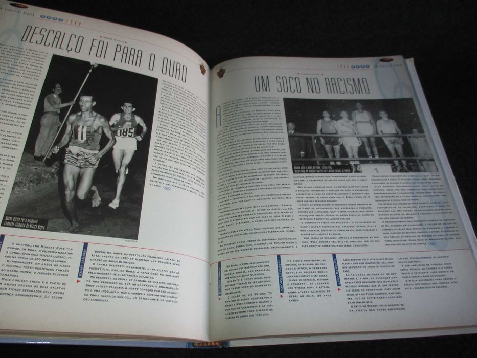 Livro Jogos Olímpicos Um Século de Glória Atenas 1896 a 1996 Atlanta