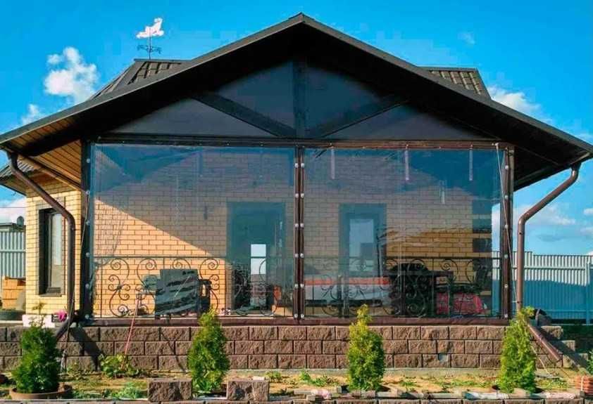 Прозорі м'які вікна для альтанок, терас, веранд