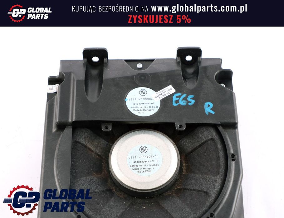 BMW E65 E66 Głośnik Niskotonowy Hi Fi Prawy